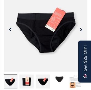 Thinx Period Cotton Panties Bikini 2XL